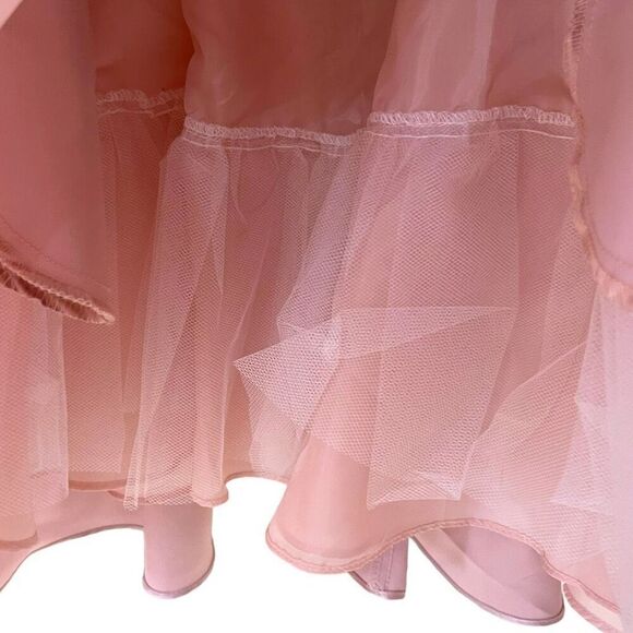 BETSY & ADAM NWT Off-The-Shoulder Fit & Flare Dress Pink/Black Size 12 - Picture 11 of 11